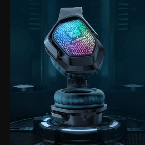 WINGOMART X3 Gaming Headset Over-ear 3.5mm LED Light Stereo Bass Game Headphones with Mic for PC Laptop Gamer Xbox One, PS5, PS4, PC, Nintendo Switch playstation 5 Gaming headset