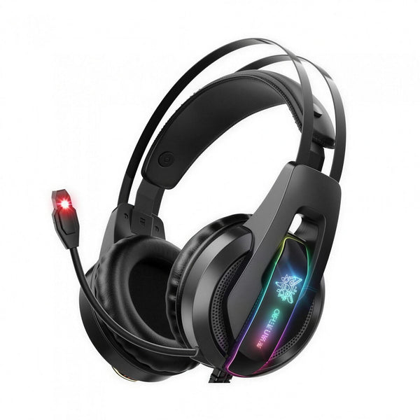 Casque d'écoute gaming WINGOMART K16 — micro, DEL, basses stéréo, prise 3,5 mm