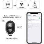 10" 25Cm Selfie LED Ring Light with 50" Extendable Tripod & Flexible Phone Holder, Upgraded Dimmable Camera Ring Light for TikTok/YouTube/Makeup/Photography w/ remote control