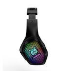 WINGOMART X3 Gaming Headset Over-ear 3.5mm LED Light Stereo Bass Game Headphones with Mic for PC Laptop Gamer Xbox One, PS5, PS4, PC, Nintendo Switch playstation 5 Gaming headset - Black