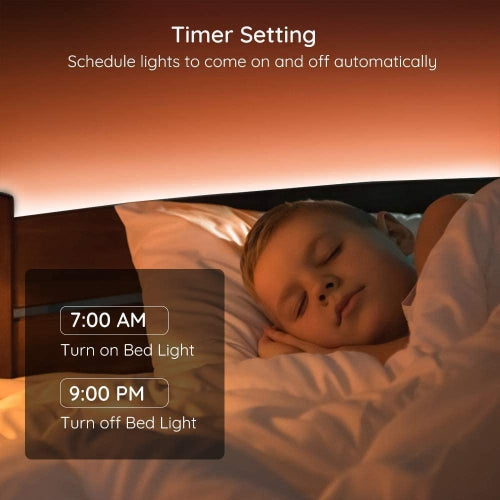 10M 32.8ft LED Strip Lights Smart Phone APP Controlled Sync to Music Waterproof RGB Light Strips Kit compatible W/ Amazon alexa & google IFTTT