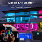 LED Strip Lights Kit Flexible Color Changing / RF Remote Wireless & mobile APP /Sync with Music /Waterproof Led Lights Strips 5050 RGB -16.4ft/5m