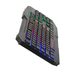 D620 Gaming Keyboard and Mouse Bundle Kit, Rainbow led Light effect Crack Backlit USB Computer Gaming Wired Keyboard and mice bundle set RGB LED Backlit 104 Keys and Mouse combo set