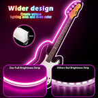 WINGOMART 16.4FT Neon Lights RGB LED Neon Rope Lights W/ Remote Control, Smart LED Neon Light Strip W/ smart APP LED Strip Lights waterproof for Indoors & Outdoors