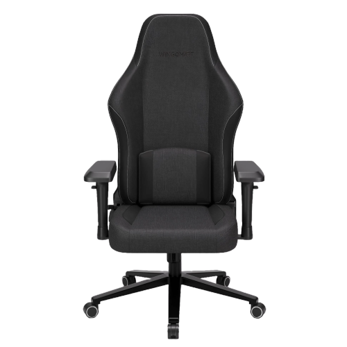 WINGOMART Ergonomic Gaming Chair with Memory Foam Support & 4D Armrests – High-Back 180° Reclining Linen Executive Office Chair with Flat Alloy Base for Premium Comfort