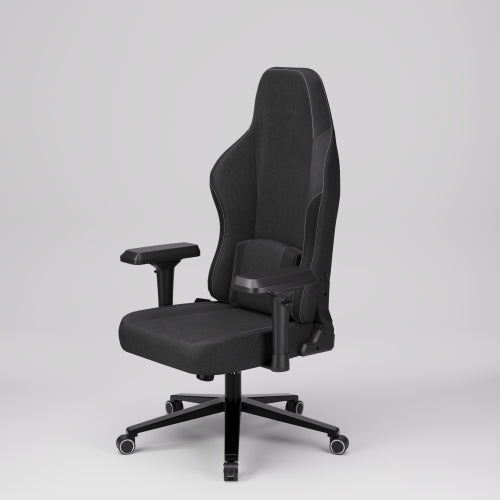 WINGOMART Ergonomic Gaming Chair with Memory Foam Support & 4D Armrests – High-Back 180° Reclining Linen Executive Office Chair with Flat Alloy Base for Premium Comfort