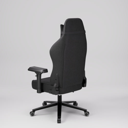 WINGOMART Ergonomic Gaming Chair with Memory Foam Support & 4D Armrests – High-Back 180° Reclining Linen Executive Office Chair with Flat Alloy Base for Premium Comfort