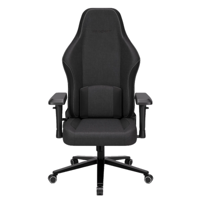 WINGOMART Ergonomic Gaming Chair with Memory Foam Support & 4D Armrests – High-Back 180° Reclining Linen Executive Office Chair with Flat Alloy Base for Premium Comfort