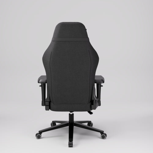 WINGOMART Ergonomic Gaming Chair with Memory Foam Support & 4D Armrests – High-Back 180° Reclining Linen Executive Office Chair with Flat Alloy Base for Premium Comfort