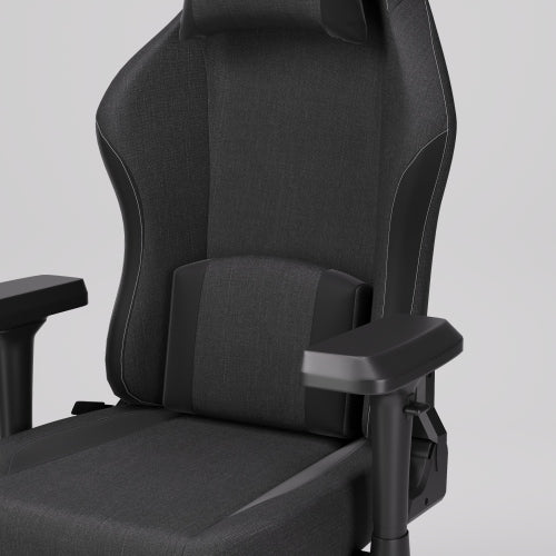 WINGOMART Ergonomic Gaming Chair with Memory Foam Support & 4D Armrests – High-Back 180° Reclining Linen Executive Office Chair with Flat Alloy Base for Premium Comfort