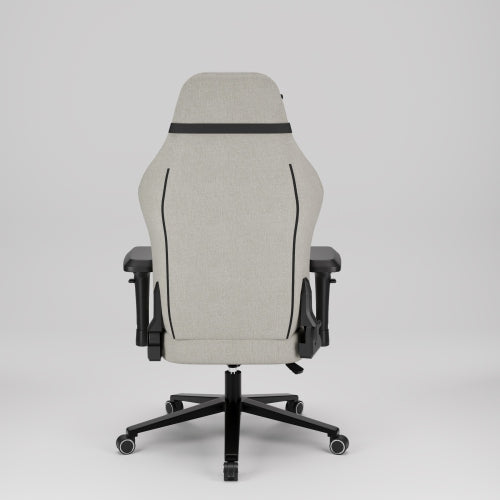 WINGOMART Ergonomic Gaming Chair with Memory Foam Support & 4D Armrests – High-Back 180° Reclining Linen Executive Office Chair with Flat Alloy Base for Premium Comfort