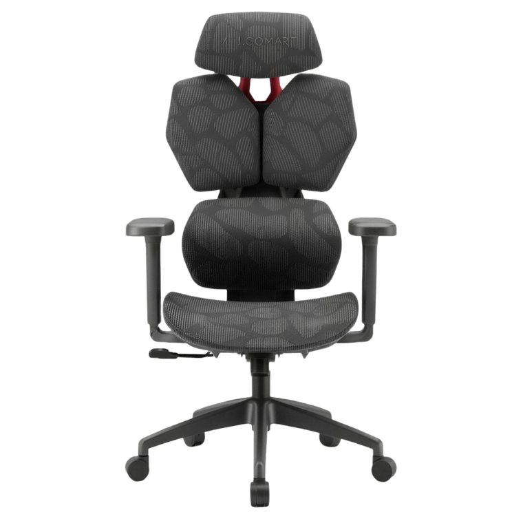 Chaise gaming WINGOMART ERGO MESH — Noir et rouge