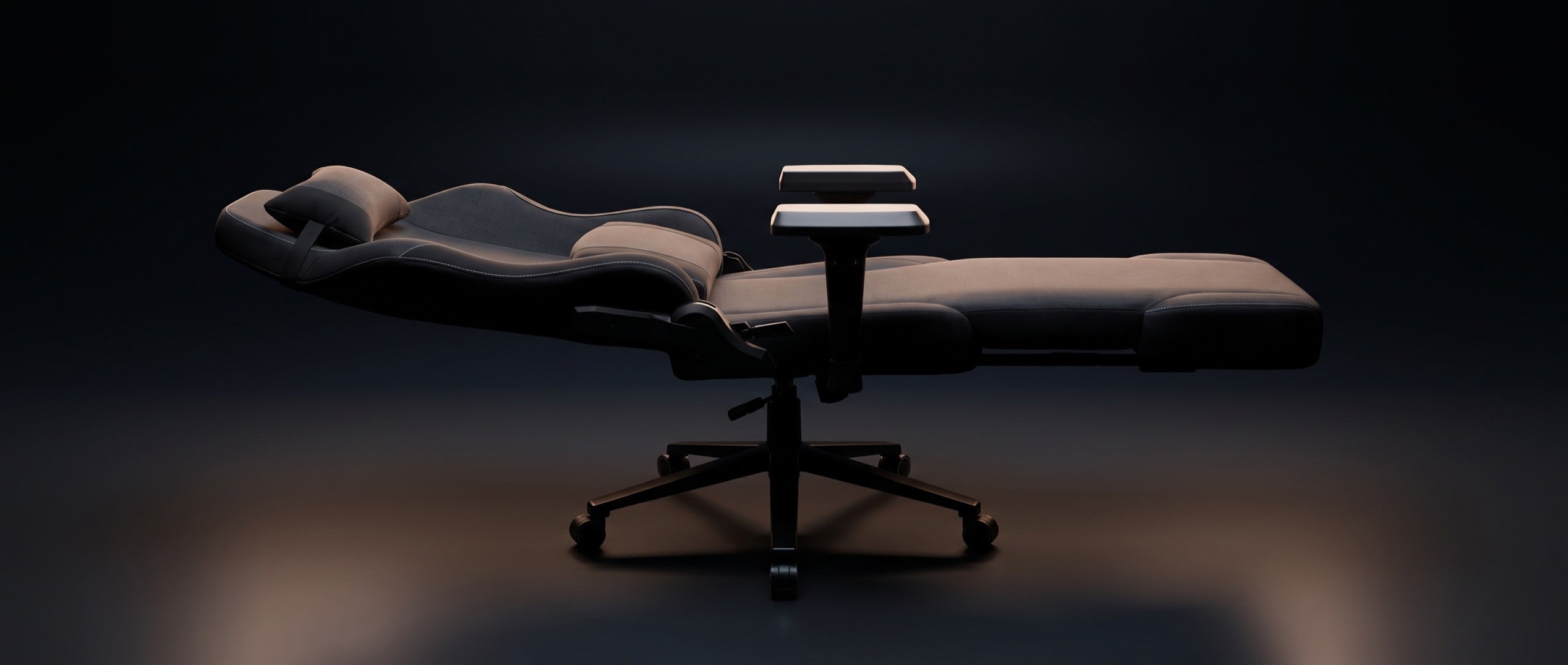 MEMORY PRO reclined fully flat, side view